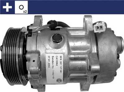 Produktbild von MAHLE ACP 360 000S SD7V16 Klimaanlage Klimakompressor PAG 46 R134a passend für PEUGEOT 206 Schrägheck (2A/C) für FIAT DUCATO Pritsche/Fahrgestell