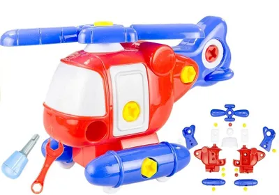 Produktbild von Leantoys DIY-Spielzeug für Kinder zum Zusammenbauen von Fahrzeugen, 4 Modelle