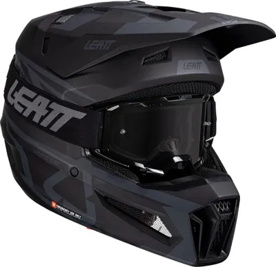 Produktbild von Leatt 3.5 2025 Motocross Helm mit Brille, schwarz, XL (61/62)