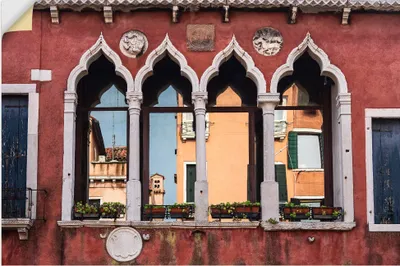 Produktbild von ARTland Wandbild, selbstklebend Historische Gebäude Altstadt von Venedig Größe: 60x40 cm
