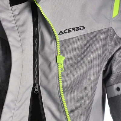 Image de Veste textile Acerbis Ramsey Vented 2.0, en mesh, gris/jaune, taille S