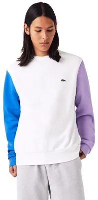 Produktbild von Herren-Sweatshirt Lacoste SH9615 Tricolor weiß French Terry 4XL