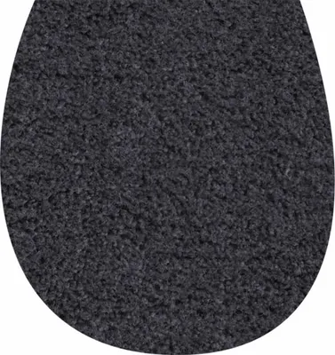 Produktbild von Badematte >WC-Deckel< in anthrazit, 100% Polyacryl SUPERSOFT - 50x47x1,7 (LxBxH)