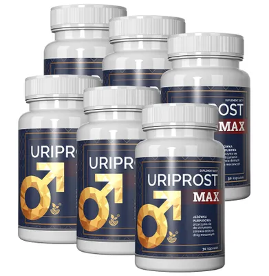 Obrázok produktu pre Výživový doplnok pre mužov Uriprost Max kapsuly 13,2 g 180 ks.
