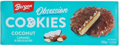 Produktbild von Bergen Obsession Cookies Coconut Caramel & Delicacies 128g