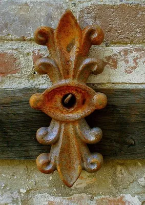 Produktbild von Maueranker Dekoration Pfettenanker für Fachwerk+Gartenmauer Ornament Rosette