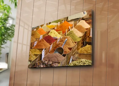 Image de Wallity, 4570AO- HRZ5321, Multicolore, Tableaux sur toile, 45 x 70 cm, toile 100 % suédine