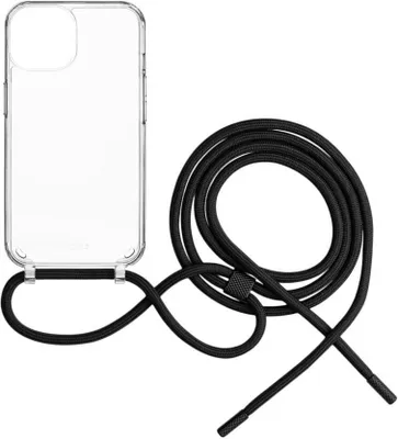 Zdjęcie produktu dla FIXED Pure Neck z czarną smyczą do Samsung Galaxy S25