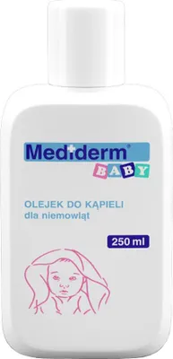 Zdjęcie produktu dla Mediderm Baby, olejek do kąpieli dla niemowląt, 250 ml