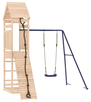 Produktbild von vidaXL Spielturm Massivholz Kiefer