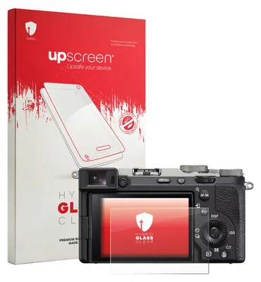 Produktbild von upscreen Schutzglas für Sony A7C II Schutzfolie Panzer Folie Glas Display Schutz klar