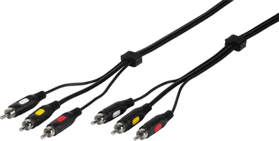 Produktbild von Cinch-Videoverbindung, stereo, 2m (47029)