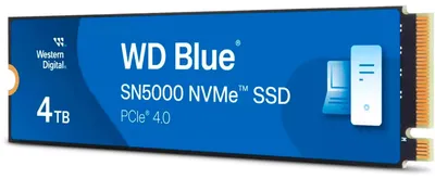 Immagine prodotto di WD Blue SN5000 WDS400T400T4B0E-00BKY0 - SSD - 4TB - interno - M.2 2280 - PCIe 4.0 x4 (NVMe)