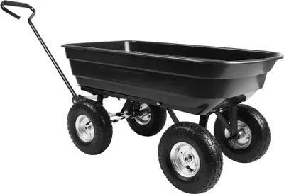 Obrázok produktu pre HOGLER 3955 Záhradný vozík, 200 kg, čierny