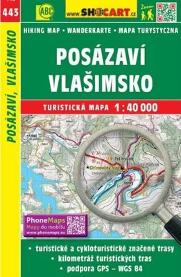 Produktbild von Wanderkarte Tschechien Posazavi, Vlasimsko