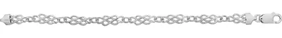 Produktbild von Keltische 925 Sterling Silber Damen - Armband - 7mm, 9 Gramm; TRS25052