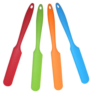 Image de Racloir à glaçage pour gâteaux, spatule en silicone, racloir à pâte