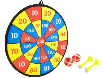 Produktbild von NORIMPEX Klett-Dartspiel für Kinder, sicher und geschicklichkeitsfördernd