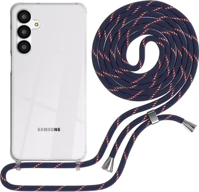 Produktbild von EAZY CASE Handykette mit Hülle für Samsung Galaxy A16 Backcover Handykette, zum Umhängen in Blau