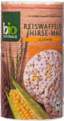 Immagine prodotto di biozentralecroccanti torte di riso miglio mais senza glutine 100g