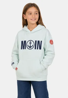 Produktbild von Sublevel Hoodie Bedruckt Kängurutasche Kapuze Ärmeldetail Größe: 122-128