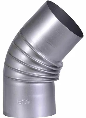Image de FIREFIX Tube de poêle coudé 45° FALØ100mm sans porte