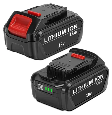 Productafbeelding van 2 stuks 18V 5500mAh reserveaccu voor elektrisch gereedschap
