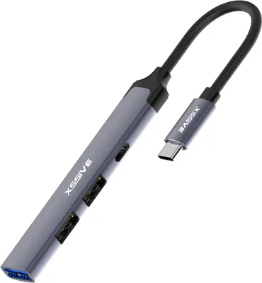 Xssive 4-in-1 USB-C-hubadapter - foto 1