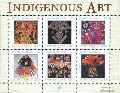 Produktbild von Briefmarken UNO - New York 2003 Mi Block23 (kompl.Ausg.) postfrisch Eingeborenkunst