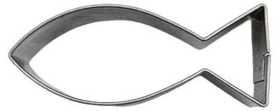 Produktbild von Ausstechform Fisch Edelstahl 49x19mm für Erstkommunion