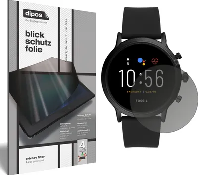 Produktbild von Blickschutzfolie für Fossil The Carlyle HR (5. Gen.) matt Schutzfolie Folie Display Schutz dipos