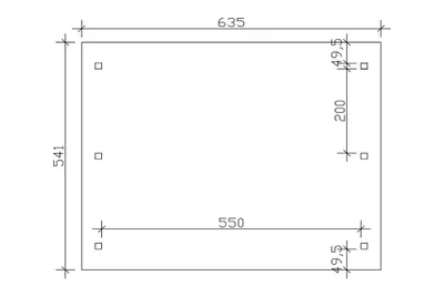 Produktbild von Alpholz Doppelcarport Franken 635 x 541 cm