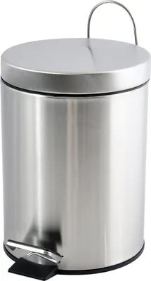 Produktbild von MSV Treteimer - Edelstahl - silber poliert - 3 Liter - 16 x 25 cm