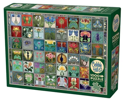 Zdjęcie produktu dla Cobble Hill Art Nouveau Tiles, 1000 szt.