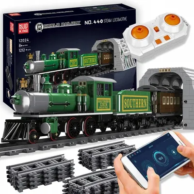 Produktbild von Mould King 12024 RC Technic Zuggarnitur mit 1212 Teilen