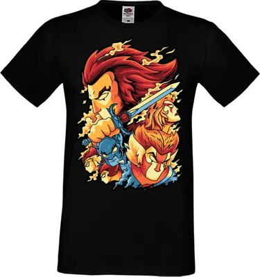 Immagine prodotto di Maglietta da uomo Anime Manga Thundercats 01, Man M , Noir
