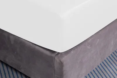 Obrázok produktu pre Napínacie prestieradlo 200x200 – Écru – Z vysoko kvalitnej bavlny – Prateľné – Dodatočných 25 cm na gume