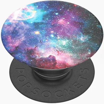 Obrázek produktu pro PopSockets 800449, Madlo, Černá, Vícebarevný, Jakékoliv značky, Hvězdičkovaný vzor, 76 mm, 151 mm