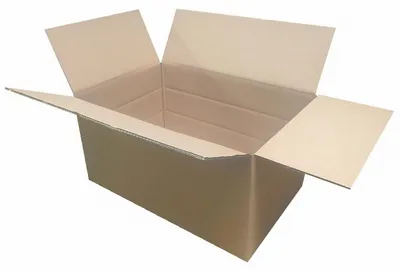 Produktbild von 15x Faltkarton 600x400x(100)-300mm (Außenmaß) mit variabler Höhe 2-wellig braun