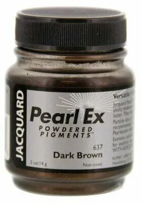 Produktbild von Jacquard Pearl Ex Pigment Dunkelbraun 14 g - kreatives Pulver Spielzeug