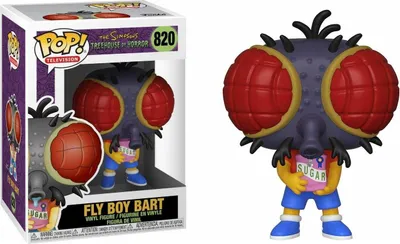 Produktbild von The Simpsons Treehouse of Horror - Fly Boy Bart 820 - Funko Pop! - Vinyl Figur