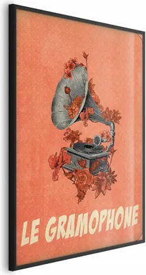 Produktbild von Posterpapier Poster - Gramophone 29.7x42 cm Text i-B-0072-ao-a