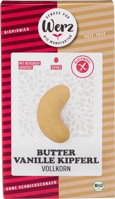 Zdjęcie produktu dla Rogalik ryżowo-maślano-waniliowy 125 g