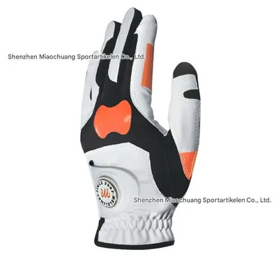 Produktbild von Golfhandschuh Linkshänder 1 Stück, Atmungsaktiv Mit Knöchel-Indikator, Für Herren In Schwarz