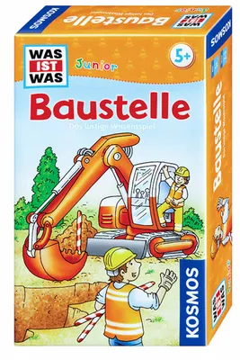 Produktbild von Kosmos WAS IST WAS Junior - Auf der Baustelle, Brettspiel, Lernen, 5 Jahr(e)