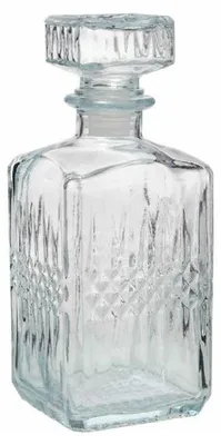 Produktbild von Karaffe, Glaskaraffe für Wein oder Likör, elegant, Rauten 1 l