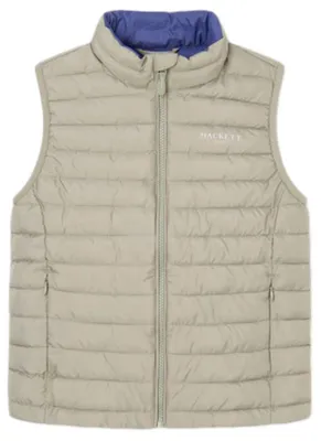 Produktbild von Hackett London Herren Summer Gilet Jacke, Green (Seagrass Green), 5 Years