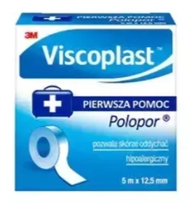 Produktbild von Viscoplast Polopor Verband 5m x 12,5mm Einzelpackung