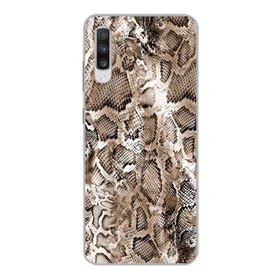 Produktbild von MuchoWow® Handyhülle Schutzhülle Hülle für Samsung Galaxy A70 Tiermuster - Schlange - Haut Silikon Softcase Handy Hülle - Schutzhaube
