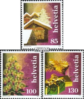 Produktbild von Briefmarken Schweiz 2007 Mi 2036-2038 (kompl.Ausg.) postfrisch Weihnachtsbräuche